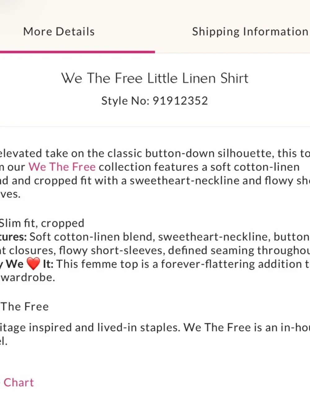 We The Free Little Linen Shirt - Picture 8 of 8